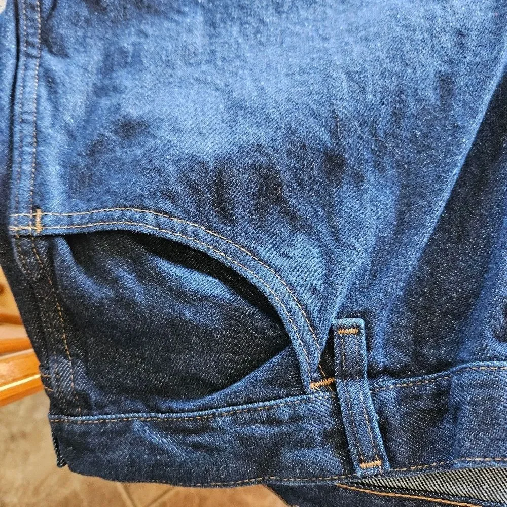 Wrangler Rustler Mens‎ 46x30 Heavyweight Denim Jeans - NWT Straight Leg Workwear